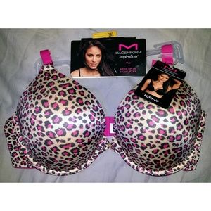 MaidenForm Push-Up Bra - 38C - Extra padded